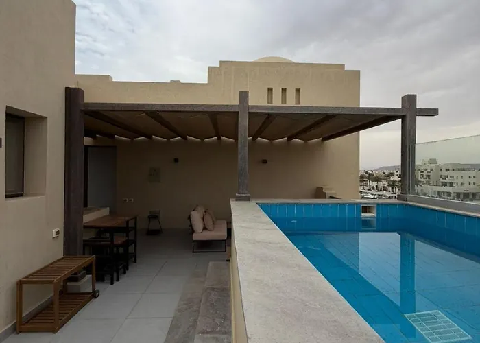 شقة Fanadir 3-bedroom Penthouse Gouna, Private Pool الغردقة