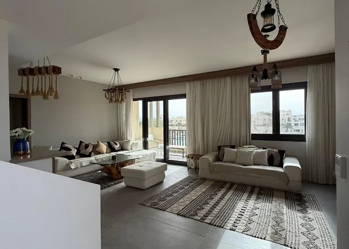 شقة Fanadir 3-bedroom Penthouse Gouna, Private Pool
